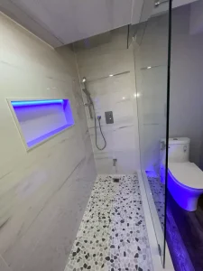 Full custom bathrooms designed for comfort and functionality