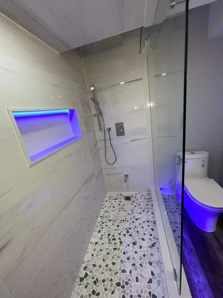 Full custom bathrooms designed for comfort and functionality