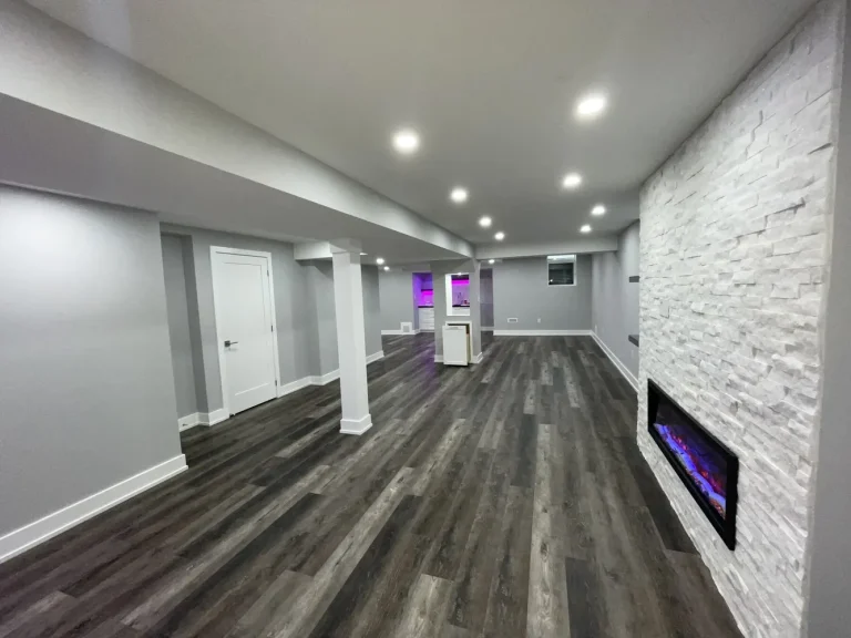 Basement apartment Designed with two bedrooms