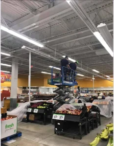 Commercial work in Walmart