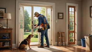 Pet door installation